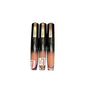3 L'Oreal Paris Makeup Signature Shiny Lip color #301 Be determined lipstick